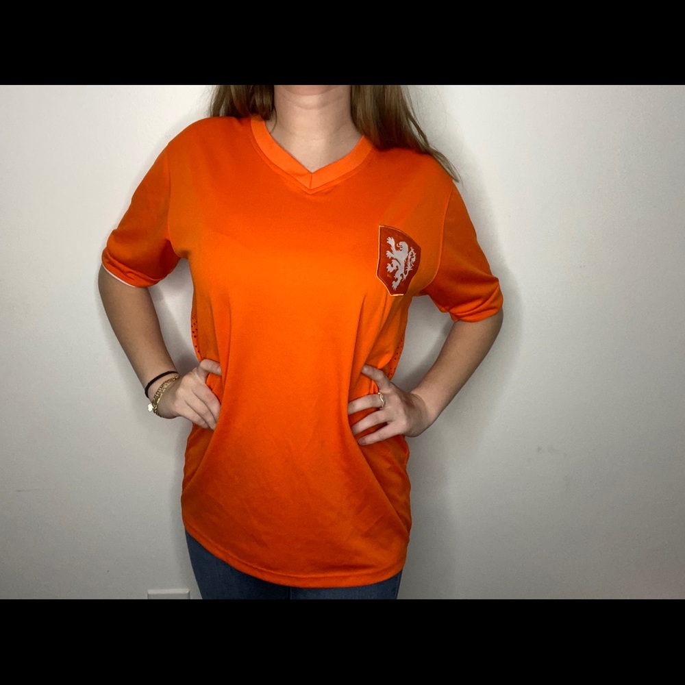Soccer jersey orange men’s!